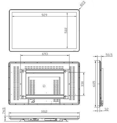 數字標牌_22寸壁掛液晶/廣告信息發布盒子/數字標牌/軟件定制 